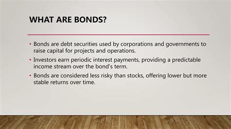 Introduction To Stocks Bonds Mutual Funds PPT