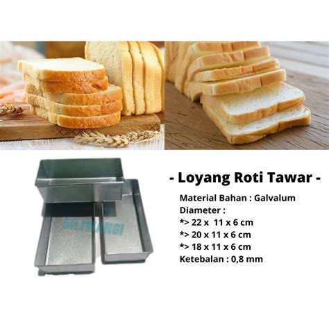 Jual Loyang Roti Tawar Sobek Bandung Ukuran Berbeda Shopee Indonesia