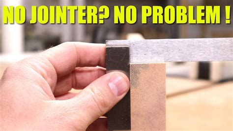 How To Make A Board Straight Square With No Jointer YouTube