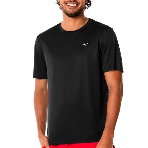 Camiseta Mizuno Spark Masculino Preto Preto