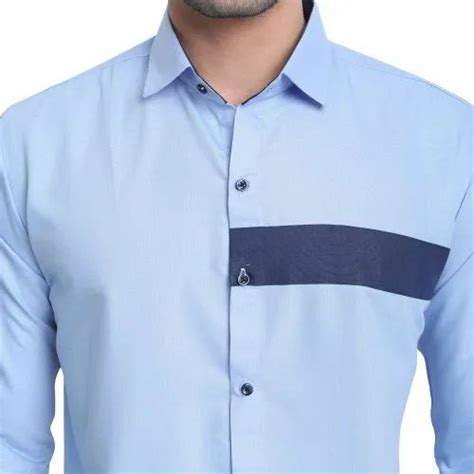 Collar Neck Casual Wear Men Poly Cotton Shirt At Rs 380 In Surat Id