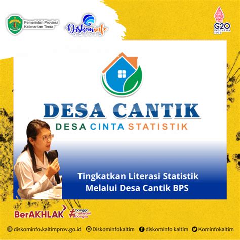 Tingkatkan Literasi Statistik Melalui Desa Cantik BPS Diskominfo Prov