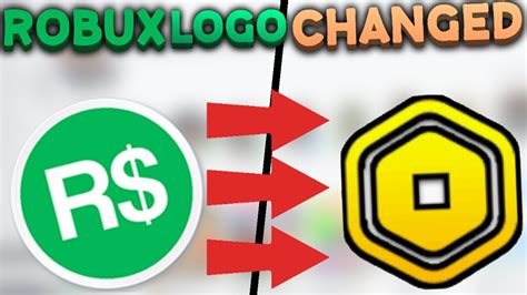 The Robux Logo Changed Roblox Has Changed Youtube