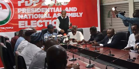 Pdp Rejects Results Released By Inec Politics Nigeria