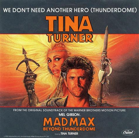 Cotes Vinyle We Don T Need Another Hero Thunderdome Par Tina Turner