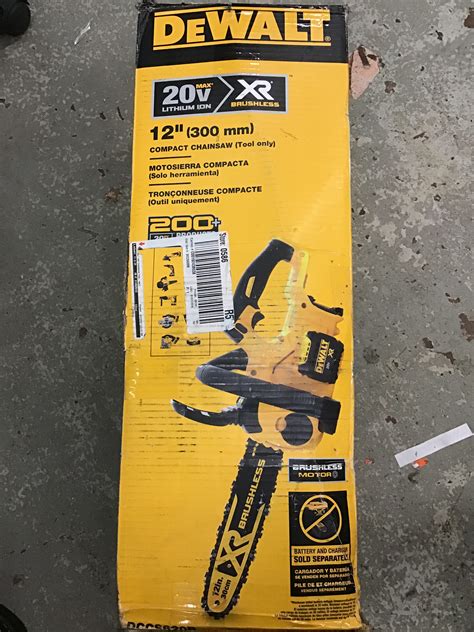 Dewalt Dccs B V Max Xr Compact In Cordless Chainsaw Tool Only