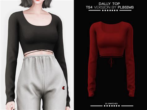 Dally Top Pants LOGOS Plbsims In 2024 Sims 4 Sims 4 Mods