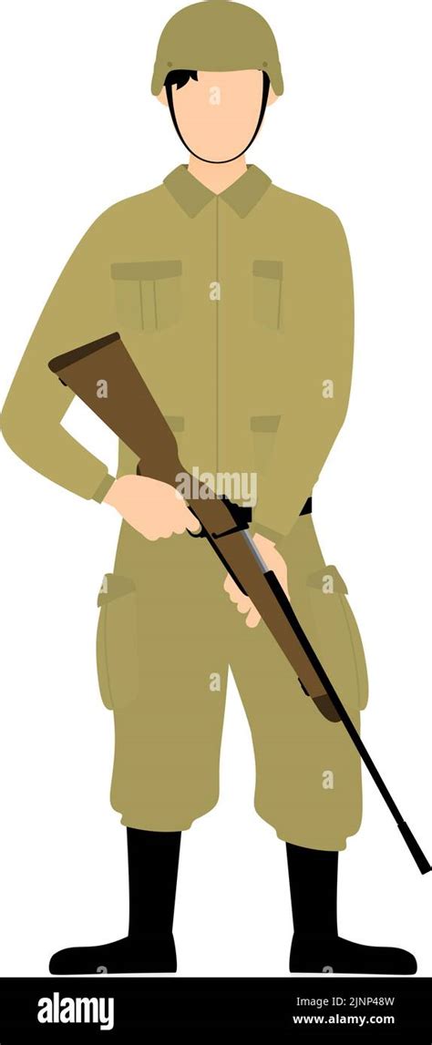 Uniformes Gewehr Stock Vektorgrafiken Kaufen Alamy