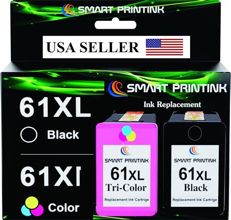 Smart Printink 61XL Ink Cartridge Replacement For HP 61 XL Black Tri