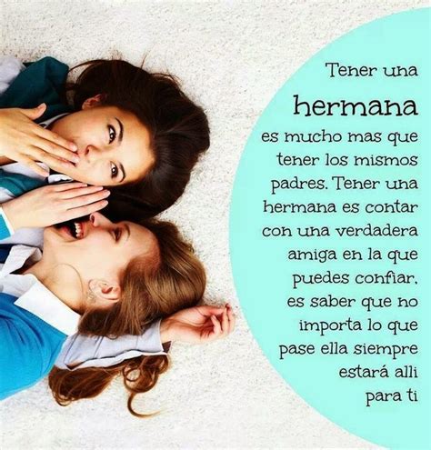 Frases de hermanas Frases para hermanas pequeñas Hermanas