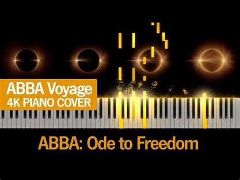 ABBA Ode To Freedom ABBA Voyage Piano Cover Backing Track YouTube