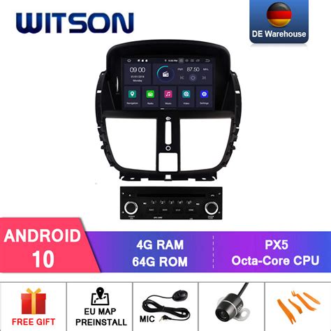 Witson Android Car Dvd Gps For Peugeot Cc Support