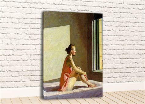 Edward Hopper Morning Sun Canvas Wall Art Etsy