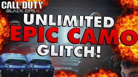 UNLIMITED EPIC CAMO GLITCH Black Ops 3 How To Get Epic Camos BO3