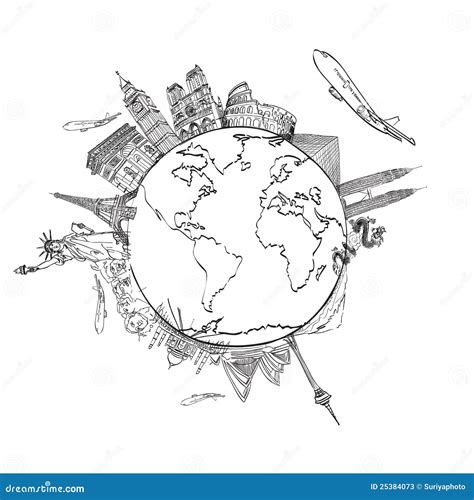 World Travel Drawing