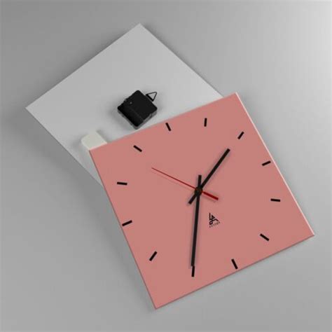 Horloge Murale En Verre X Cm Silencieuse Wall Clock Decoration