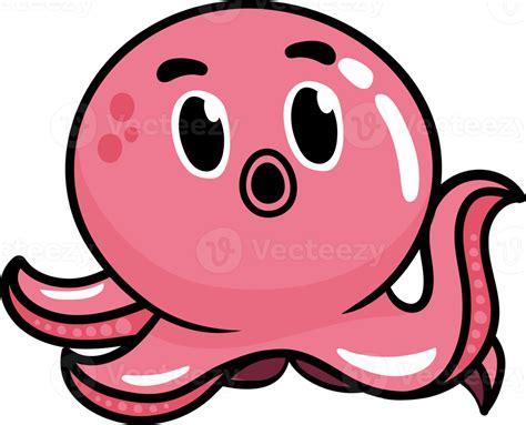 Cute Squid Png 11024062 Png