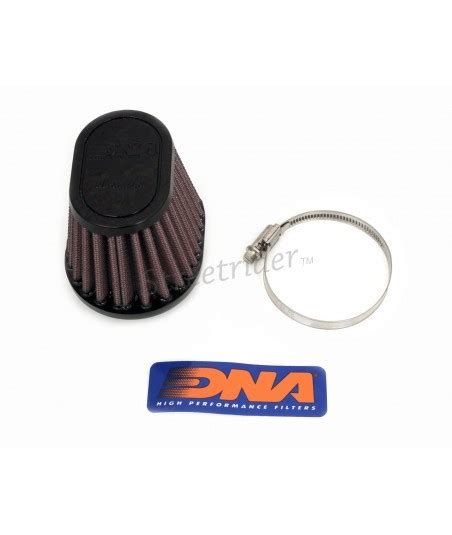 Filtro Aria Ovale Clamp On Dna Mm Per Moto Cafe Racer