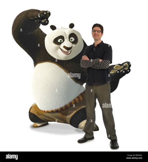 Kung Fu Panda Po Director Mark Osborne Dream Works Stock