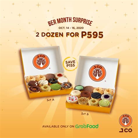 JCO Donuts offers 2 Dozens for ₱595 on Oct. 14-16