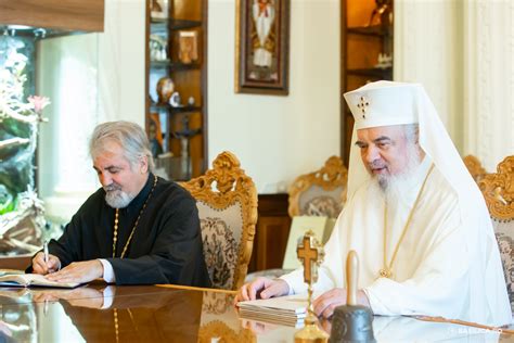 Ambasadorul Italiei N Vizit La Patriarhia Rom N Foto Basilica Ro