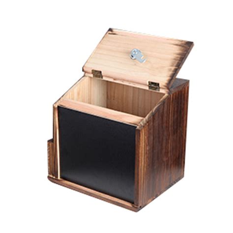 Xl Aktionsbox Spendenbox Vorschlagsbox Holz Spendendose Spendenhaus Mit