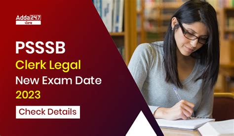 Psssb Clerk Legal New Exam Date Check Details