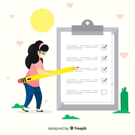 Free Vector Giant Checklist