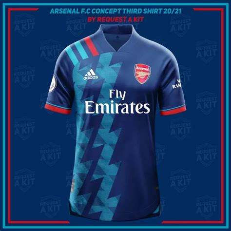 New Arsenal 2020/21 Adidas kits: Home, away and third shirt concept ...