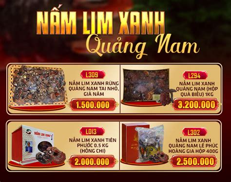 Nấm Lim Xanh Cao Cấp Quảng Nam Dòng Thượng Hạng Hộp Quà Biếu 1 Kg