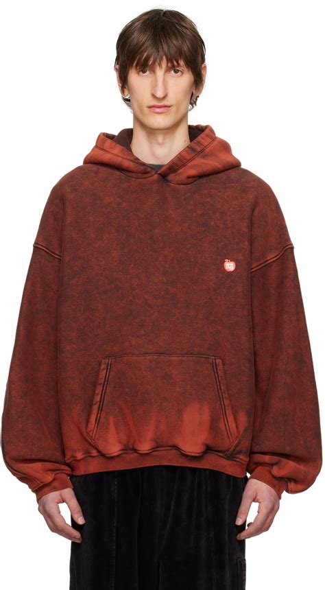 Alexander Wang Burgundy Turtleneck Hoodie Alexander Wang