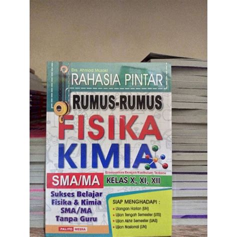 Jual Rahasia Pintar Rumus Rumus Fisikia Kimia Sma Ma Shopee Indonesia