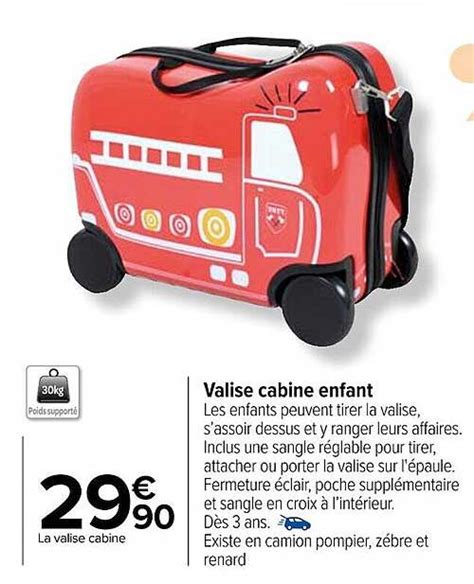 Promo Valise Cabine Enfant Chez Carrefour ICatalogue Fr