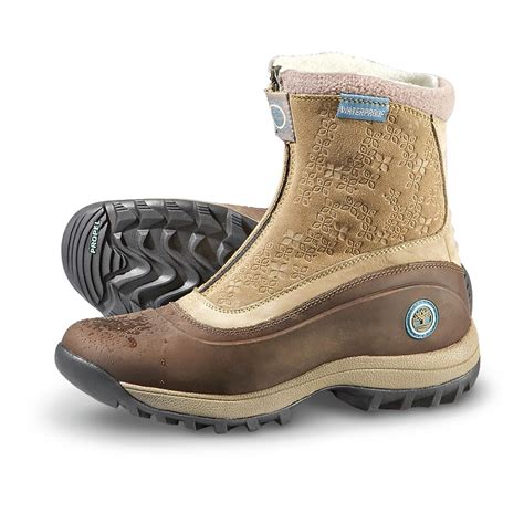 Women's Timberland® Waterproof Snow Basin Zip Boots, Greige - 156403 ...