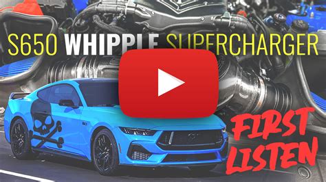 First Look 2024 Mustang GT Whipple Supercharger Kit Lethal Performance