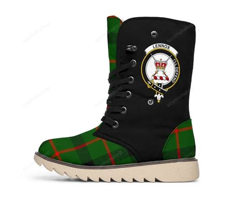 Lennox Lennox Kincaid Tartan Classic Crest Snow Boots Celticprime