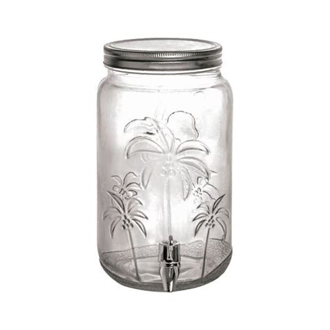 Dispensador De Bebida Cristal 3L Palm Tree CLASS HOME Suqueira