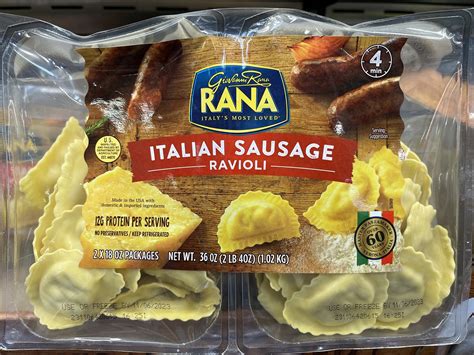 How To Cook Ranas Italian Sausage Ravioli From Costco