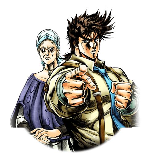 Ssr Joseph Joestar And Erina Joestar Jojoss Wiki