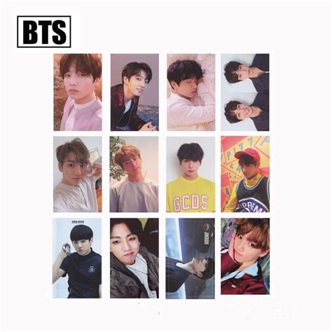 Kpop Bts Jungkook Personal Lomo Photo Card Love Yourself Signature Photocard Cards 1pc In