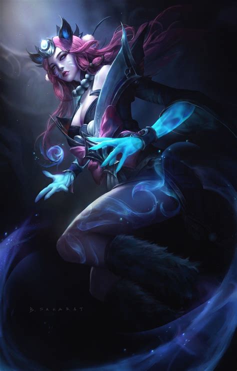 Saharat Buarawong, Snow Moon Ahri in 2023 | Ahri league, Lol league of ...