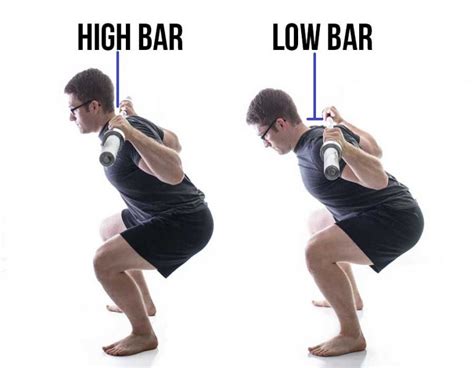 high bar   bar squats