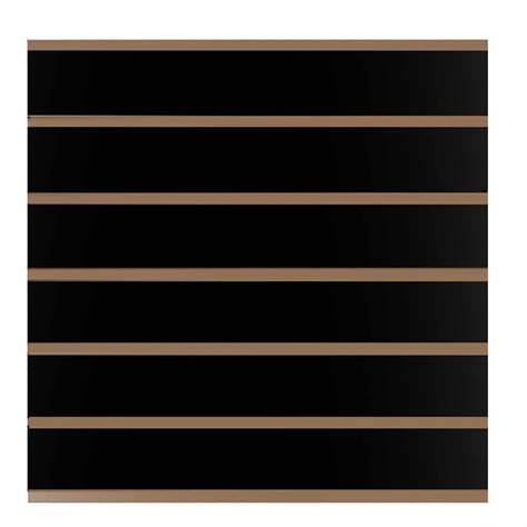 Black Slatwall Panel Groove Distance X