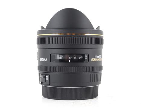 Used Sigma 10mm F28 Ex Dc Hsm Diagonal Fisheye Canon Ef S Fit Mpb