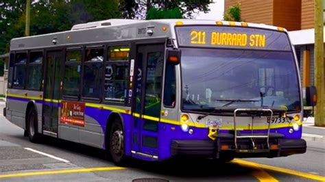 Translink CMBC Nova Bus LFS 2008 B9733 On 211 Burrard Station YouTube