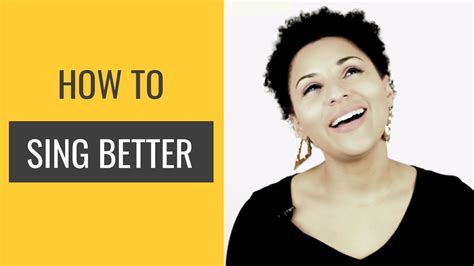 How To Be A Better Singer Singing Tips YouTube