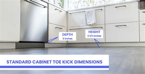 Kitchen Cabinet Toe Kick Dimensions - Designing Idea