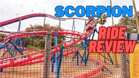 Scorpion Ride Review At Busch Gardens Tampa YouTube