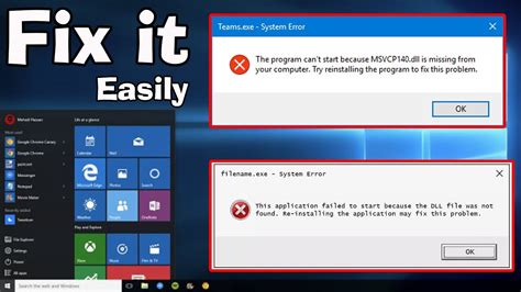 How To Fix All DLL File Missing Error In Windows Or PC Windows 10 8 1