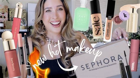 REVIEWING NEW MAKEUP AT SEPHORA THE HOTTEST BEAUTY RELEASES TRY ON